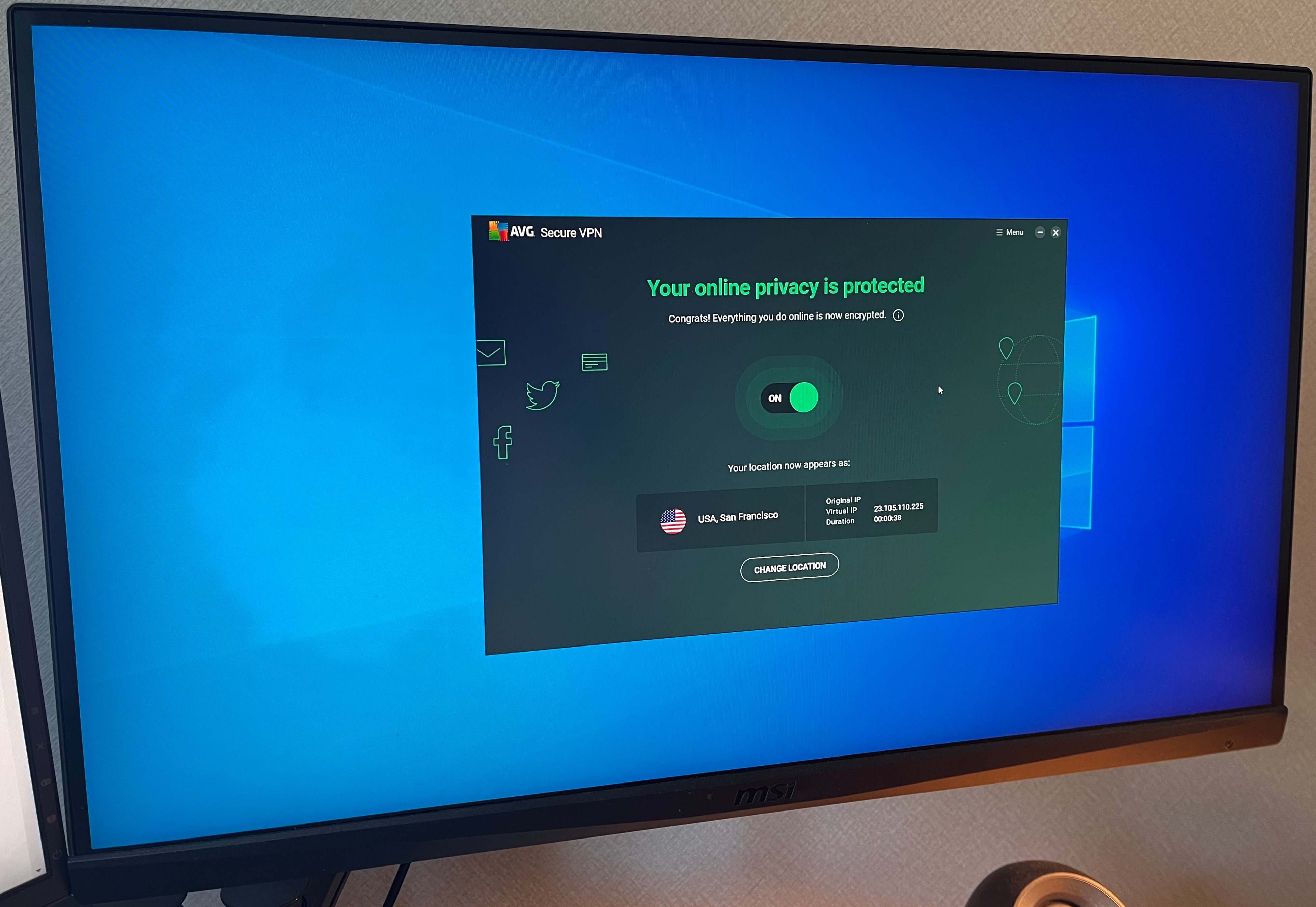 AVG Secure &ndash; Best VPN for novices