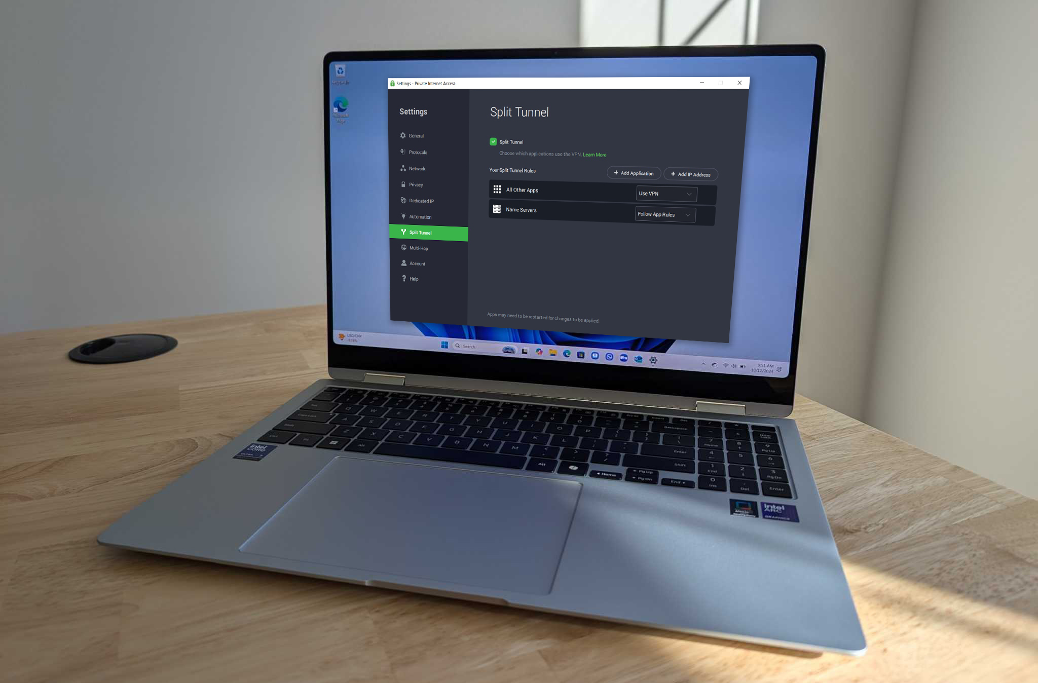 Private Internet Access &ndash; Best VPN for split-tunneling